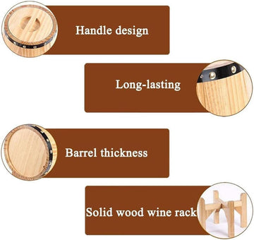 Wooden Beer Barrel  - 3 Ltrs