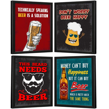 Home Bar Frames - Set of 4 pcs