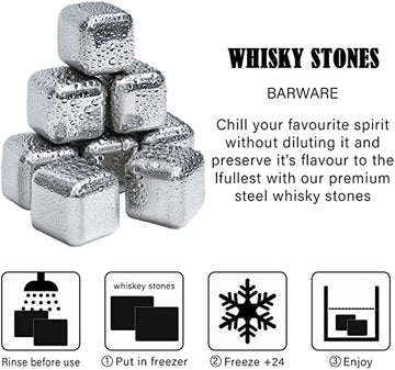 Whiskey Stones / Chilling Stones - Pack of 8 pcs