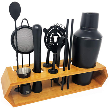 Home Bar Cocktail Set Black