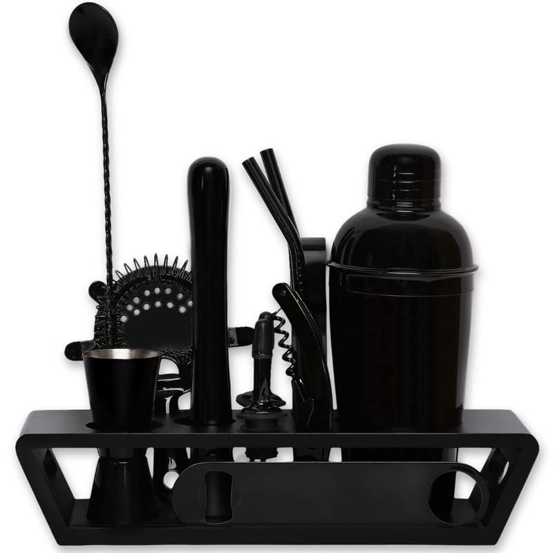 Wooden Bar Set - Black