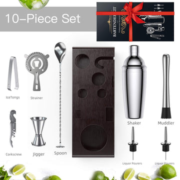 Wooden Cocktail Kit - Black