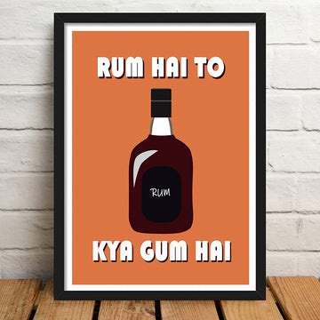 Home Bar Frame - Rum Hai