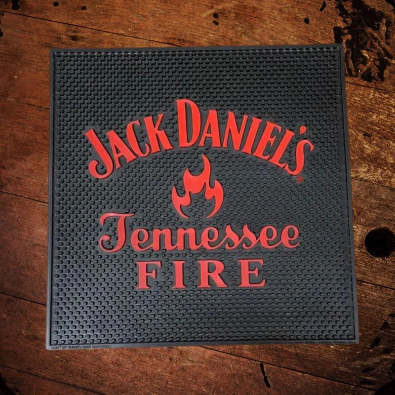 Jack Daniel Tennessee Fire Bar Mat - 17x15"